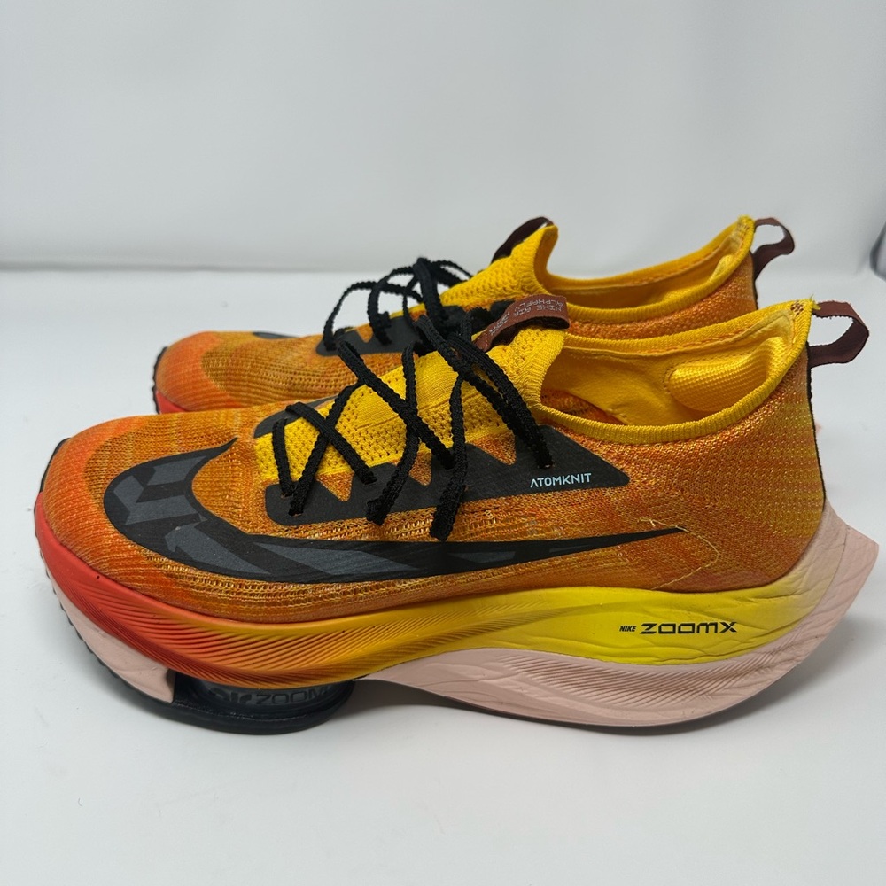 Nike ZoomX Orange and Yellow Sneakers
